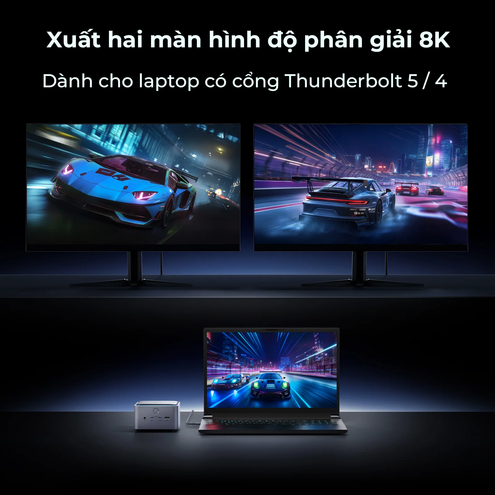 Bộ chia cổng Anker Prime Thunderbolt 5 14-in-1 A83B5 – Dock mở rộng cao cấp hỗ trợ màn hình 8K, sạc nhanh PD 140W, tương thích MacBook và Laptop - Ảnh 6