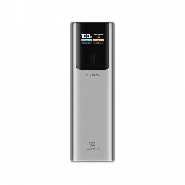 Cuktech PB150P Pin sạc dự phòng 15000mAh – Sạc nhanh 150W PD3.0/PPS 5A/QC/Mi Turbo 120W – 3 cổng ra USB-A & Type-C – Hỗ trợ sạc laptop, MacBook, điện thoại