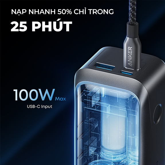 Pin sạc dự phòng Anker Prime 20000 220W A110B - Ảnh 5